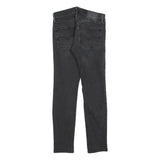 LEVI'S Mens Slim Black Jeans Denim W30 L30 Zip Cotton Blend Stylish