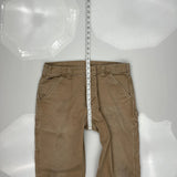 Carhartt Carpenter Pants - 33W 31L Khaki Cotton