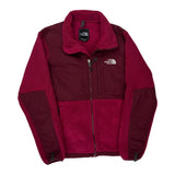 The North Face Fleece Jacket - Medium Burgundy Polyester