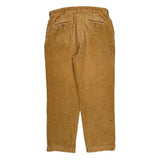 Polo By Ralph Lauren Cord Trousers - 34″ Waist Brown Cotton