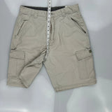 Wrangler Cargo Shorts - 30W 10L Beige Cotton