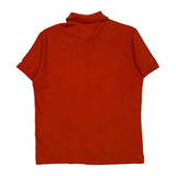 Polo By Ralph Lauren Slim Fit Polo Shirt - Large Orange Cotton