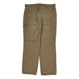 Blue Mountain Carpenter Trousers - 36W 32L Khaki Cotton