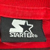 Starter T-Shirt - Medium Red Cotton
