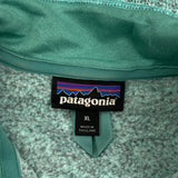Patagonia Fleece 1/4 Zip - XL Green Polyester