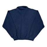 Russell Athletic 1/4 Zip - Medium Navy Cotton