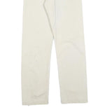 LEVI'S 501 Womens Jeans White Regular Straight Denim W31 L30 Classic Button