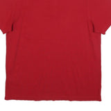 LACOSTE Mens Red Short Sleeve Plain 2XL Polo Shirt Cotton Blend Casual