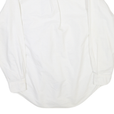 TOMMY HILFIGER Mens White Button-Down Shirt S Classic Cotton Blend Long Sleeve