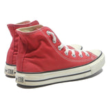 CONVERSE Chuck Taylor All Star Womens High Top Trainers Red Canvas UK 4 Classic