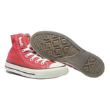 CONVERSE Chuck Taylor All Star Womens High Top Trainers Red Canvas UK 4 Classic