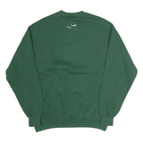 LEE Mens Green Crew Neck M Aviation Equipment Graphic Sweatshirt Cotton