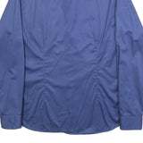 DKNY Mens Blue Shirt L Cotton Blend Long Sleeve Button Casual