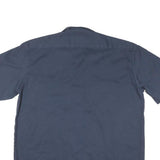 DICKIES Mens Blue Shirt XL Workwear Cotton Blend Button Pocket Casual