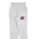 CHAMPION Mens Joggers Grey XS W24 L28 Regular Tapered Cotton Blend Sports Logo