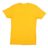 MITCHELL & NESS Mens Yellow Warriors Basketball T-Shirt M Short Sleeve Crew Neck