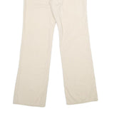 TOMMY HILFIGER Womens Beige Cotton Blend Regular Fit Straight Trousers W30 L33