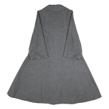 MORRIS Womens Grey Button Jacket S Woven Classic Elegant Stylish Tailored