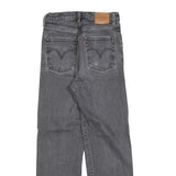 LEVI'S Womens Regular Fit Straight Leg Denim Dark W27 L29 Button Cotton Jeans