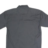 DICKIES Mens Grey Big Rock Brewery Work Shirt S Cotton Blend Button Fastening