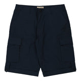 Benzene Cargo Shorts - 35W 13L Navy Cotton Blend