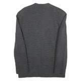 OLIVER STRELI Mens Grey Wool Button Jacket M Plain Stylish Modern Outerwear