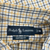 Ralph Lauren Checked Shirt - Medium Blue Cotton
