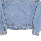 WRANGLER Womens Blue Denim Button Jacket M Cotton Blend Classic Fit Western