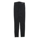 LEVI'S 721 Womens Jeans Black Slim Skinny Denim W25 L30 Stretch Cotton Blend