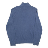 POLO RALPH LAUREN Mens Blue Plain Pullover Jumper Crew Neck Cotton M Classic