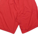 NEW BALANCE Mens Red Sports Shorts M W29 Future Stars Logo Polyester Casual
