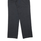 DICKIES Mens Cotton Blend Black Regular Straight Trousers W30 L31 Workwear