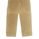 DICKIES Mens Jeans Beige Regular Straight Denim W30 L30 Workwear Zip Closure