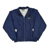 Vintage Adidas Windbreaker - Large Blue Polyester