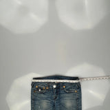 True Religion Boot Cut Jeans - 29W US 4 Blue Cotton