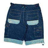 Fox Cargo Shorts - 36W 12L Light Wash Cotton