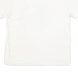 POLO RALPH LAUREN Mens White Blue Graphic T-Shirt L Short Sleeve Crew Neck