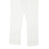 RALPH LAUREN Womens Slim White Cotton Blend Denim Jeans W32 L28 Zip Stylish