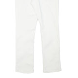 RALPH LAUREN Womens Slim White Cotton Blend Denim Jeans W32 L28 Zip Stylish