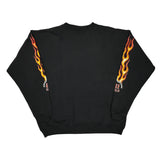 Support 81 Oslo Hanes Sweatshirt - Large Black Cotton Blend