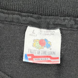 Fireflies Fruit Of The Loom Graphic Aop T-Shirt - Large Black Cotton