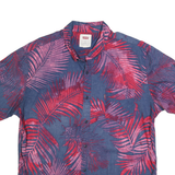 LEVI'S Mens Blue & Red Cotton Blend Printed Shirt XL Casual Short Sleeve Summer