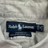 Yarmouth Ralph Lauren Shirt - Large Gray Cotton