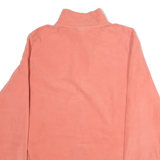 THE NORTH FACE Womens Pink 1/4 Zip L Fleece Sweatshirt Outdoor Activewear