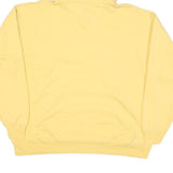 DISNEY Womens Yellow Disneyland Resort Pullover Hoodie L Cotton Blend Casual