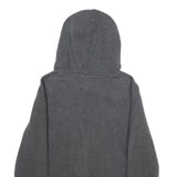 PUMA Womens Grey Hoodie UK 14 Cotton Blend Pullover Hooded Sweatshirt