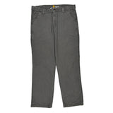 Carhartt Carpenter Trousers - 36W 31L Grey Cotton