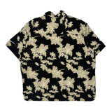 Natural Issue Floral Hawaiian Shirt - XL Black Viscose