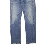 LEVI'S Mens Jeans Blue Regular Straight Denim Medium W31 L32 Button Closure