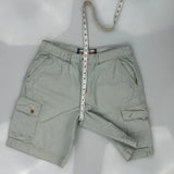Levis Cargo Shorts - 35W 11L Grey Cotton